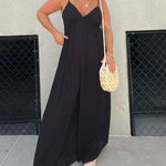 Zeagoo Women's Casual Loose-Fitting Sleeveless Wide-Leg Jumpsuit