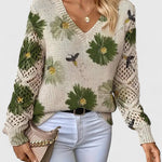 TAHLIA | COMFORT FLORAL SWEATER