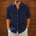 Linen Button-Up Shirt