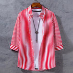Arden Stripe Three Quarter Sleeve Shirt