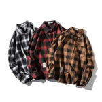 Driftwood Loose-Fit Plaid Shirt