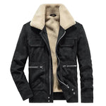 Langmere Suede Sherpa-Lined Jacket