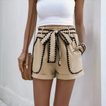 Maribel Wavy Trim Shorts