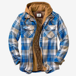 Henry™ | Warm Vintage Flannel Hooded Jacket
