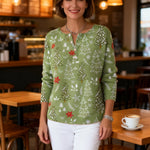 Marlow I Christmas Sweater with Buttons