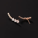 Elena | Light Catching Floral Earrings