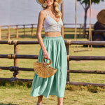 Zeagoo Long Women's Elegant Maxi Skirt with Pockets (DE Only)
