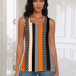 Zeagoo Tank Tops Square Neck Loose Fit Side Split Flowy Shirts