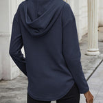 Zeagoo Women's Hoodie Long Sleeve V Neck Pullover Tops (DE Only)