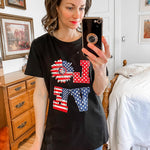 Zeagoo Flag Shirts Short Sleeve Patriotic Shirt 4th of July Tee