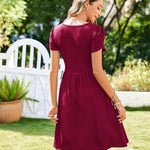 Zeagoo Summer Dress Women's Short Sleeve Dresses (DE Only)
