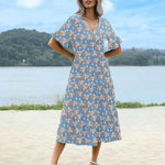 Zeagoo Summer Dresses Midi Tiered Casual Dress