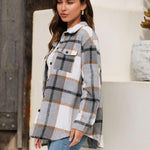 Zeagoo Women's Checked Shirt-Jacket (DE Only)