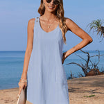 Zeagoo Summer Dress for Women Sleeveless Tank Dress