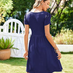 Zeagoo Summer Dress Women's Short Sleeve Dresses (DE Only)