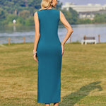 Zeagoo Maxi Dresses Summer Dress Sleeveless Beach Dress (DE Only)