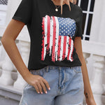 Zeagoo Flag Shirts Short Sleeve Patriotic Shirt 4th of July Tee