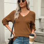 Zeagoo Pullover Women's Ribbed Knit Jumper (DE Only)