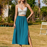 Zeagoo Skirt Women's Elegant Printed Skirt Boho Beach Skirt (DE Only)