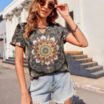 Zeagoo T Shirts Women American Flag Tops