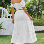 Zeagoo Rock Damen Elegant Hohe Taille Skirt (DE Only)