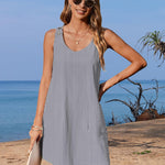 Zeagoo Summer Dress for Women Sleeveless Tank Dress