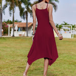 Zeagoo Women Midi Dress Bohemian Beach Cover Up Dress