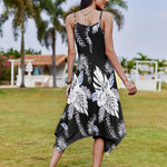 Zeagoo Women Midi Dress Bohemian Beach Cover Up Dress