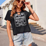 Zeagoo T Shirts Women American Flag Tops
