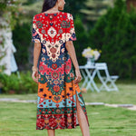 Zeagoo Women Floral Summer Dress Casual Beach Dress