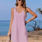 Zeagoo Summer Dress for Women Sleeveless Tank Dress