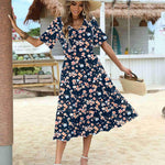 Zeagoo Summer Dresses Midi Tiered Casual Dress