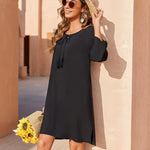 Zeagoo Summer Dresses Women's Bohemian Flower Dress (DE Only)