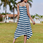 Zeagoo Women Midi Dress Bohemian Beach Cover Up Dress