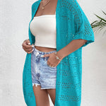 Zeagoo Short Sleeve Boho Oversized Knitted Cardigan
