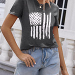 Zeagoo Flag Shirts Short Sleeve Patriotic Shirt 4th of July Tee