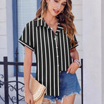 Zeagoo Short Sleeve Summer Tops Casual Button Down Shirts