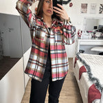 Zeagoo Women's Checked Shirt-Jacket