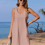 Zeagoo Summer Dress for Women Sleeveless Tank Dress