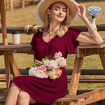 Zeagoo Summer Dress Women's Short Sleeve Dresses (DE Only)
