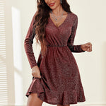 Zeagoo Dress Women's Christmas Dress Elegant Winter Dress (DE Only)