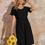 Zeagoo Summer Dress Women's Linen Dresses (DE Only)