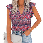 Shirts Short Sleeve Loose T Shirt Blouses - Zeagoo (Us Only)