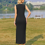 Zeagoo Maxi Dresses Summer Dress Sleeveless Beach Dress (DE Only)