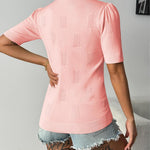 Zeagoo Short Sleeve Sweaters Soft Casual V Neck Pullover Tops