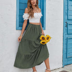 Zeagoo Rock Damen Elegant Hohe Taille Skirt (DE Only)