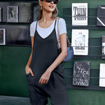Zeagoo Jumpsuit Short Summer Sleeveless Rompers (DE Only)