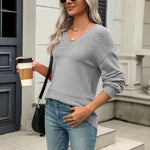 Zeagoo Pullover Women's Ribbed Knit Jumper (DE Only)
