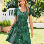 Zeagoo Summer Dress Women's Short Sleeve Dresses (DE Only)