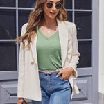 Zeagoo Shirts Casual Short Sleeve Tees Dressy Casual Patel Blouses